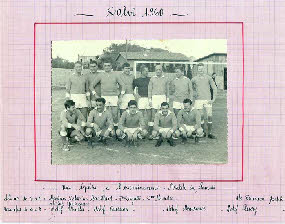 Calvi 1960 - Une équipe à l'entraînement